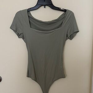 Abercrombie & Fitch Sage Green Bodysuit